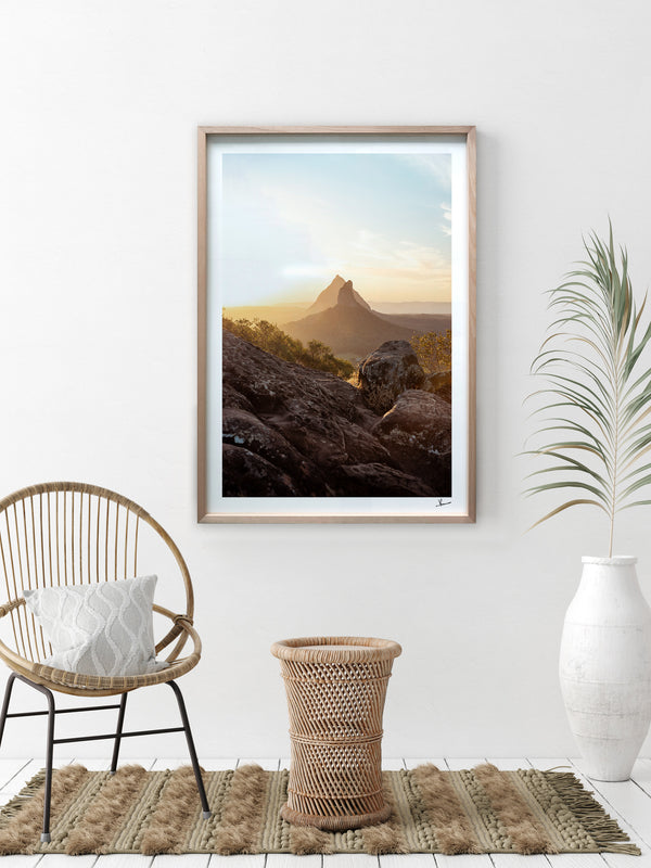 Glass House Mountains 01 - Wall Art Print