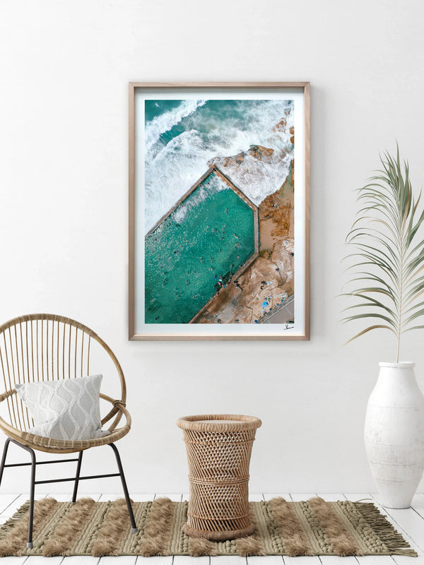 Cronulla pool 04 (southern bath) - Wall Art Print