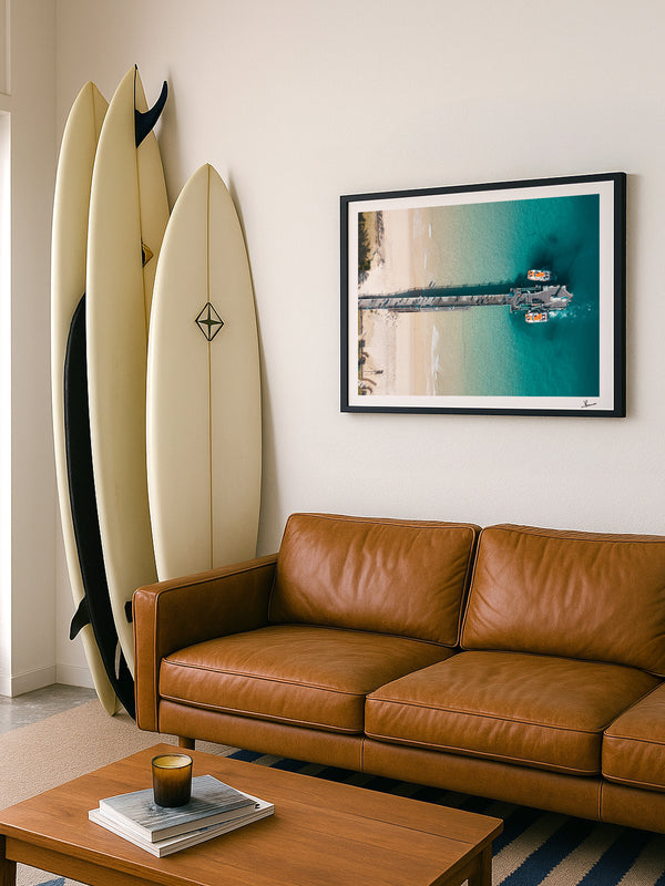 Moreton Jetty 02 - Moreton Island Wall Art Print