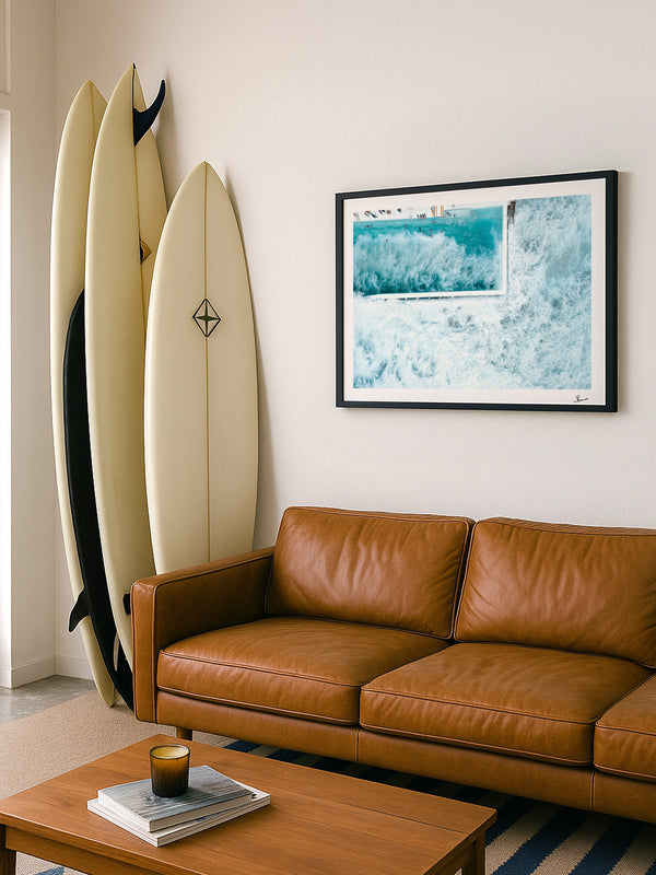 Bondi Icebergs Wipe Out 03 - Wall Art Print