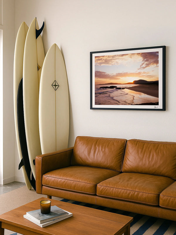 Trial Bay Front Beach Sunrise 01 (South West Rocks) - Wall Art Print