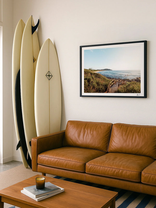 Boomerang Beach 01 - Wall Art Print