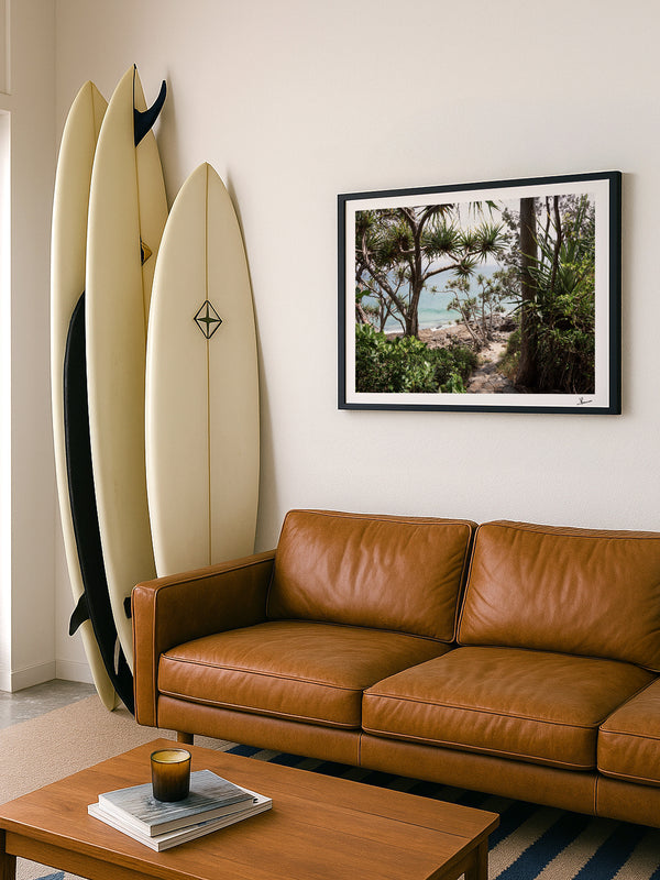 Down Pandanus Lane – Noosa National Park Wall Art Print