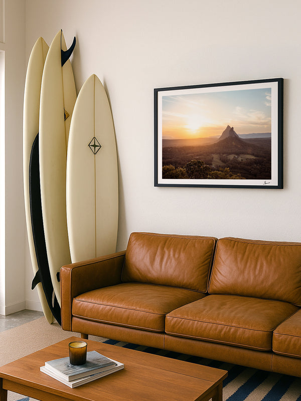 Glass House Mountains 02 - Wall Art Print