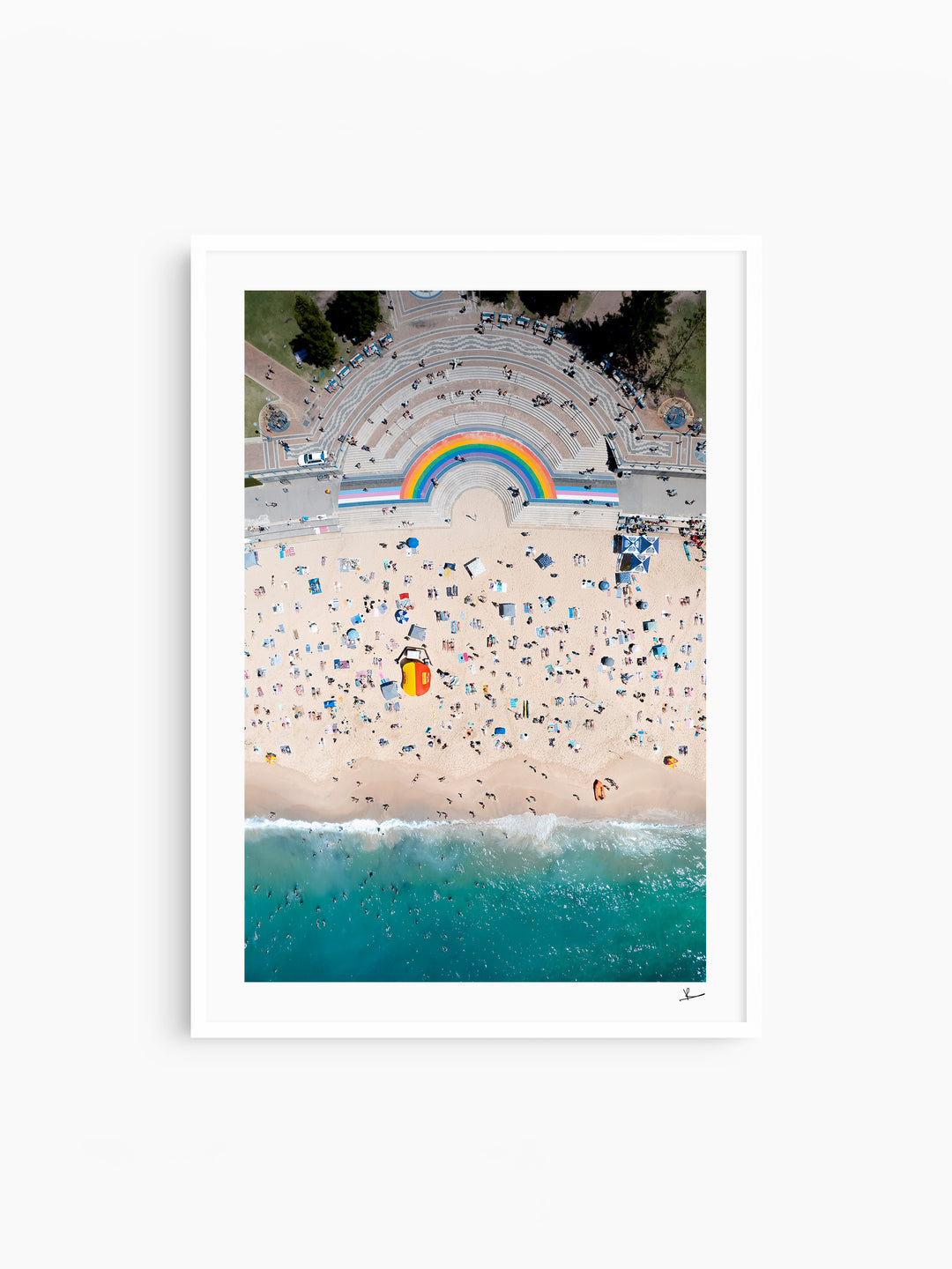 Coogee Beach Rainbow - Sydney Wall Art Print