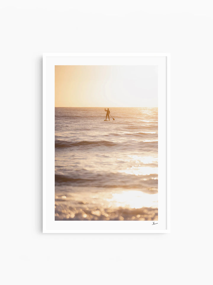Sunrise stand-up Paddle (Dee Why Beach) - Wall Art Print