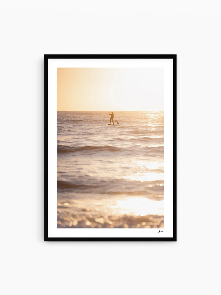 Sunrise stand-up Paddle (Dee Why Beach) - Wall Art Print
