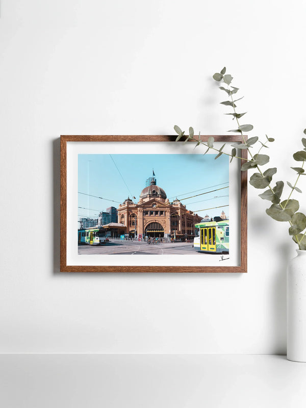 Flinders Street Station (day time) - Wall Art Print