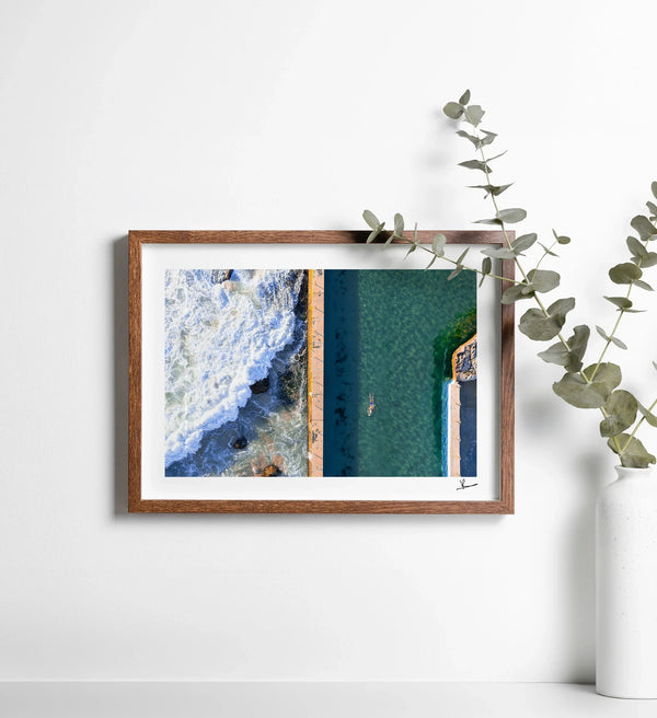 South Curl Curl Pool 03 - Wall Art Print