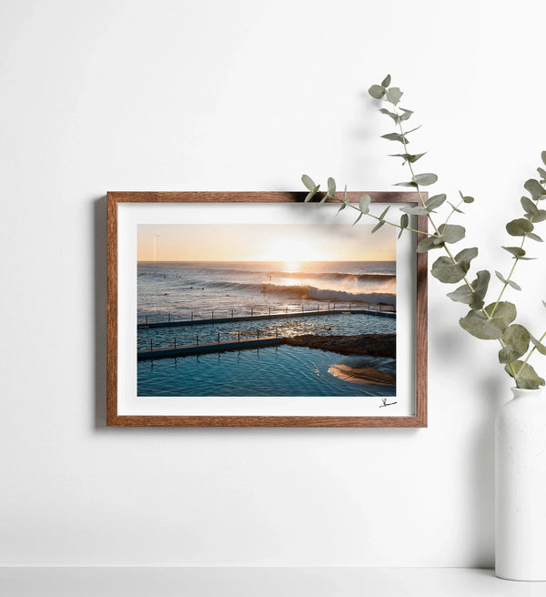 South Curl Curl Pool 02 - Wall Art Print