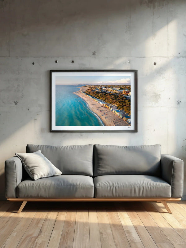 Brighton Bathing Boxes 02 - Wall Art Print