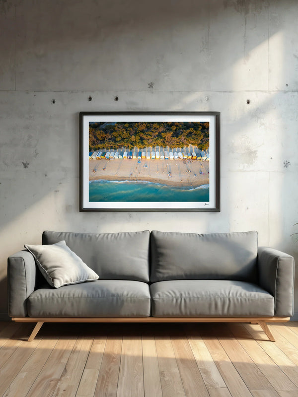 Brighton Bathing Boxes 01 - Wall Art Print