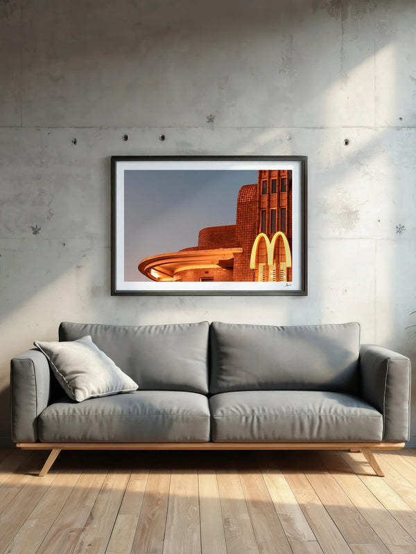 Art Deco Maccas 02 - Wall Art Print