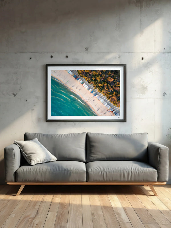 Brighton Bathing Boxes 03 - Wall Art Print