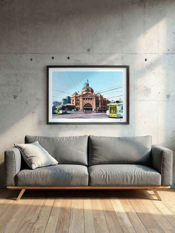 Flinders Street Station (day time) - Wall Art Print