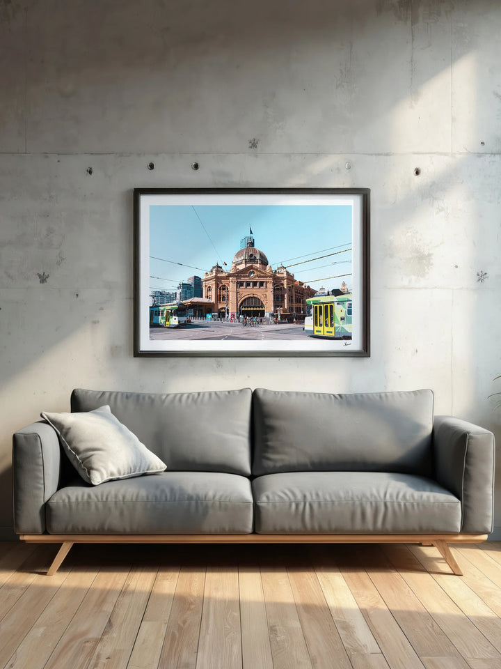 Flinders Street Station (day time) - Wall Art Print