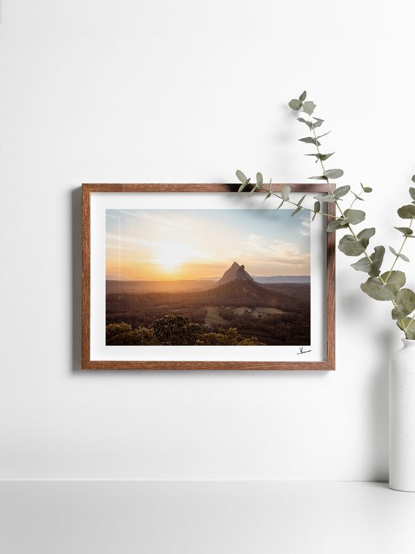 Glass House Mountains 02 - Wall Art Print