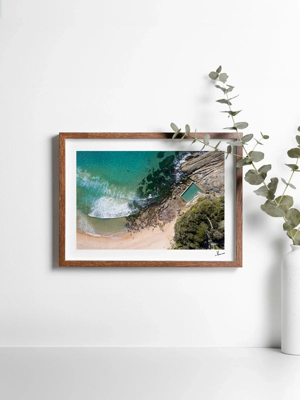 Whale Beach Rock Pool 01 - Wall Art Print