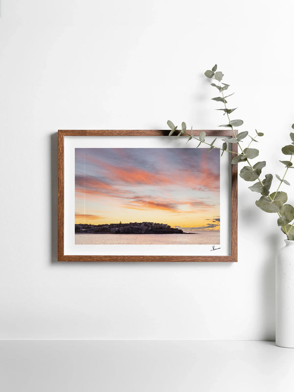 Painted Dawn - Bondi Wall Art Print