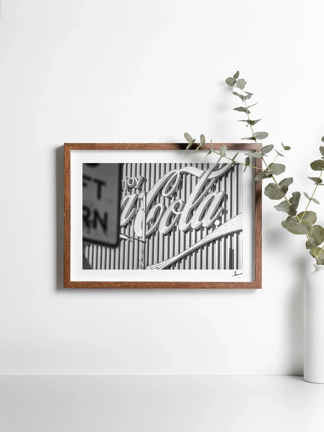 Coke Sign 02 - Wall Art Print