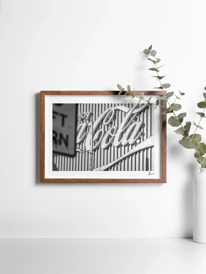Coke Sign 02 - Wall Art Print