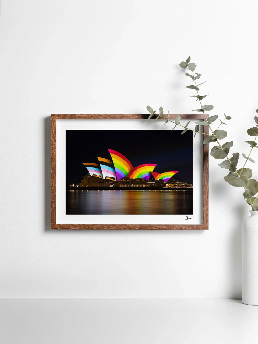 Sydney Opera House Progress Pride Flag - Wall Art Print