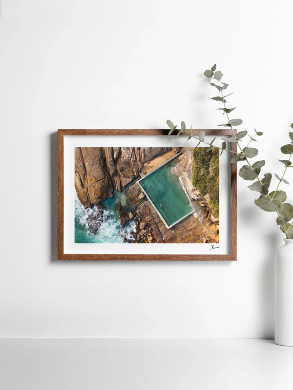 Whale Beach Rock Pool 02 - Northern Beaches Wall Art Print