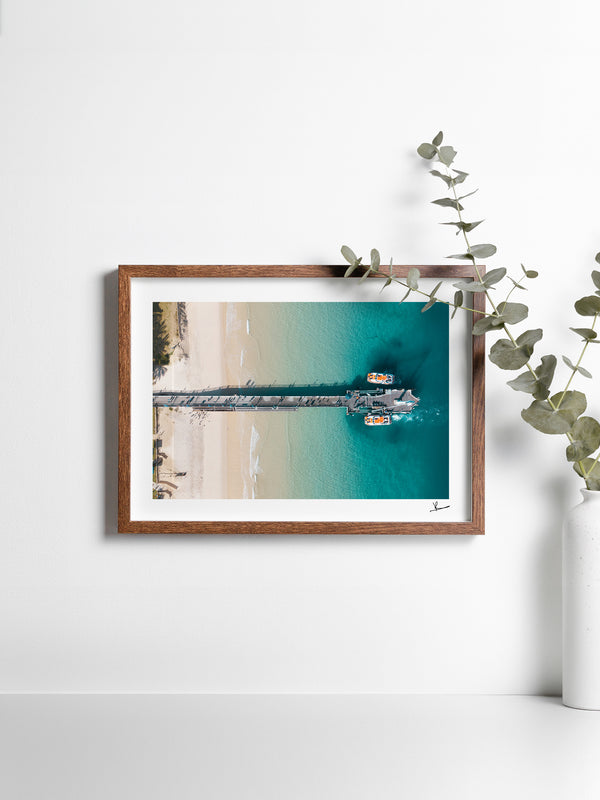 Moreton Jetty 02 - Moreton Island Wall Art Print