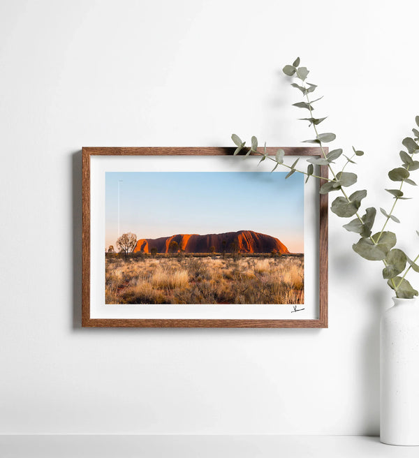 Uluru Sunrise 01 - Australian Wall Art Print