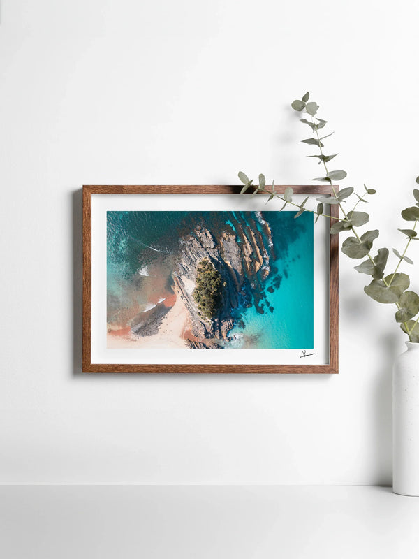Hedgehog Island 01 (Seal Rocks) - Wall Art Print