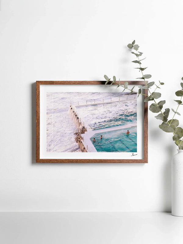 Bondi Bubble Bath – Bondi Beach Wall Art Print