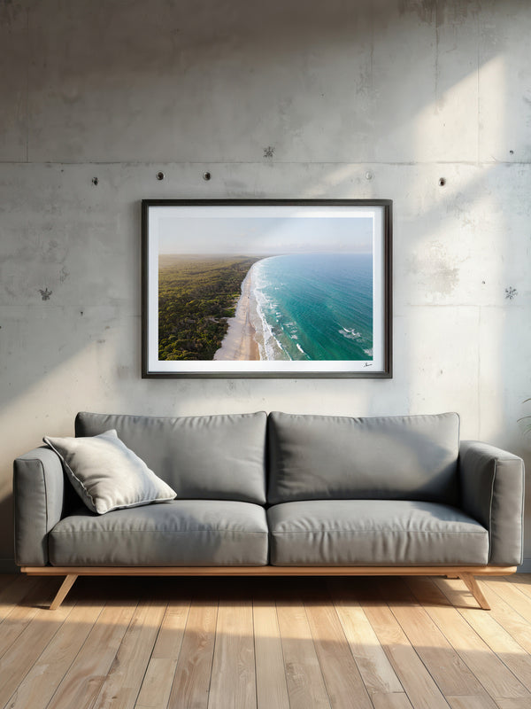 Noosa North Shore 01 – Sunshine Coast Wall Art Print