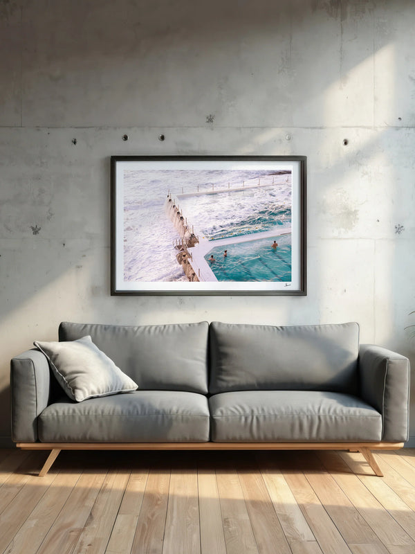 Bondi Bubble Bath – Bondi Beach Wall Art Print