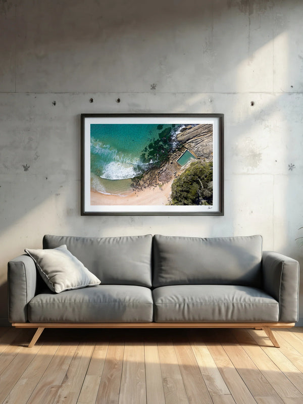 Whale Beach Rock Pool 01 - Wall Art Print