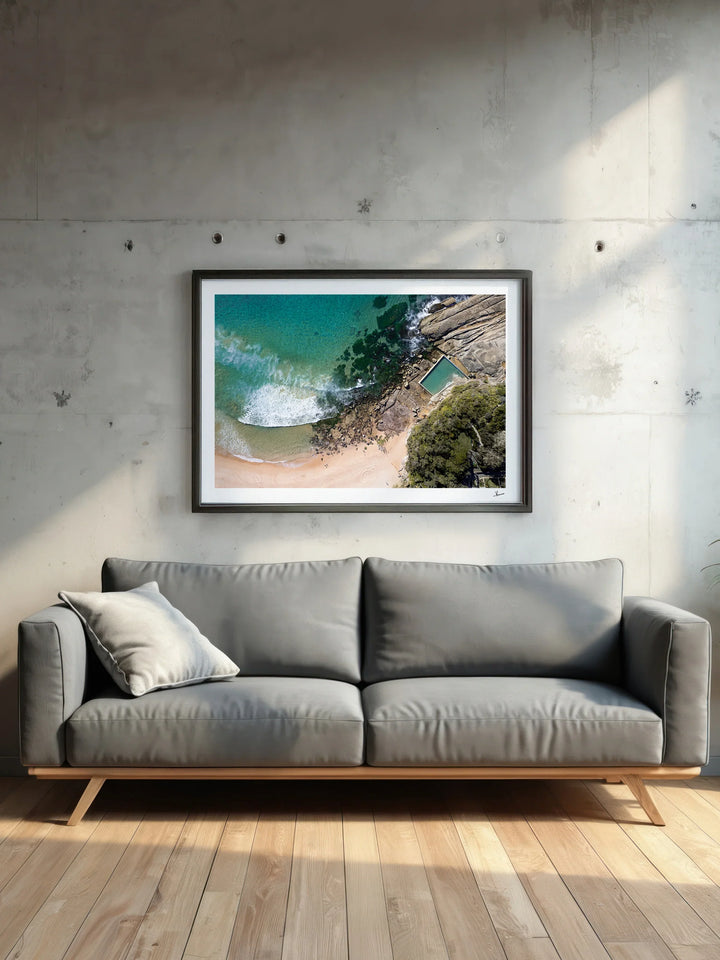 Whale Beach Rock Pool 01 - Wall Art Print