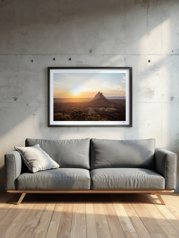 Glass House Mountains 02 - Wall Art Print