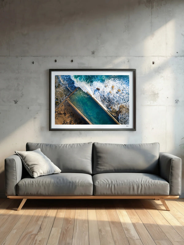 Newport Rockpool 01 - Wall Art Print