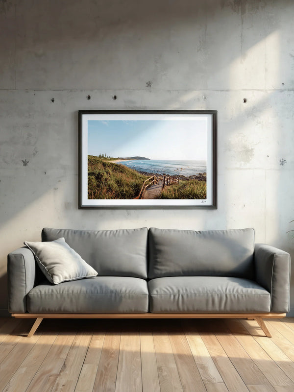 Boomerang Beach 01 - Wall Art Print