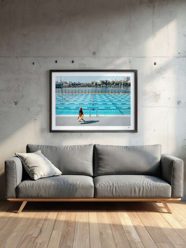 ABC pool 01 - Wall Art Print
