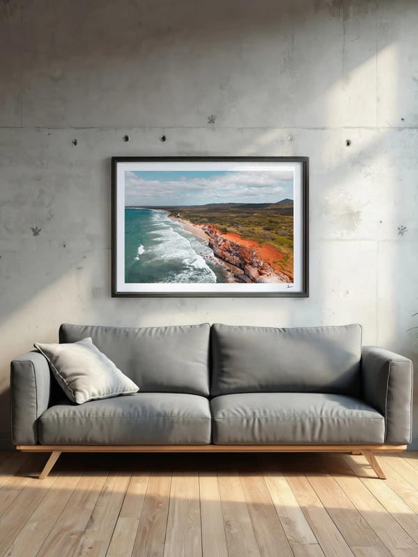 Red Cliff 01 - Wall Art Print