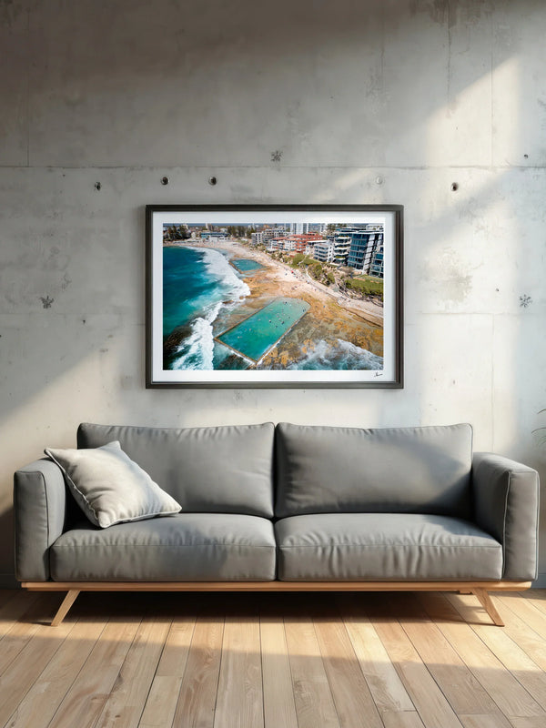 Cronulla pool 03 - Wall Art Print