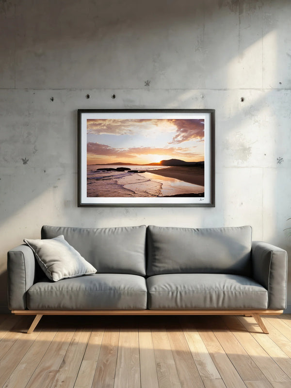 Trial Bay Front Beach Sunrise 01 (South West Rocks) - Wall Art Print