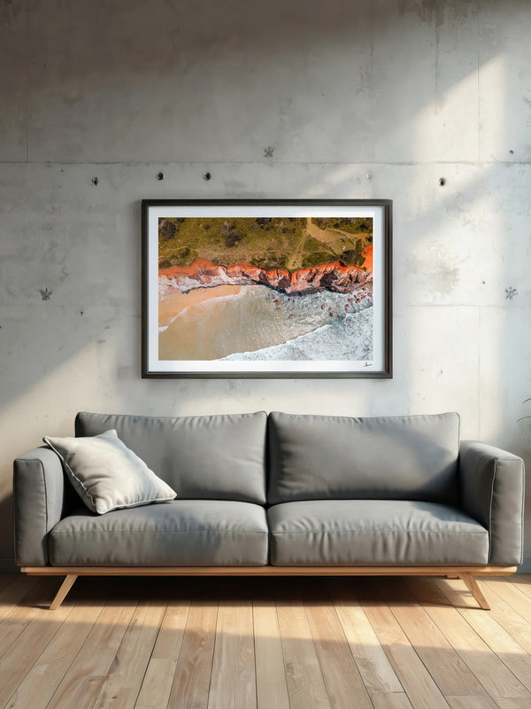 Red Cliff 03 - Wall Art Print