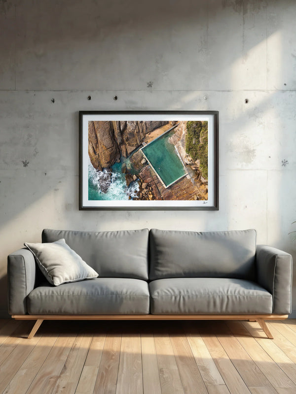 Whale Beach Rock Pool 02 - Northern Beaches Wall Art Print