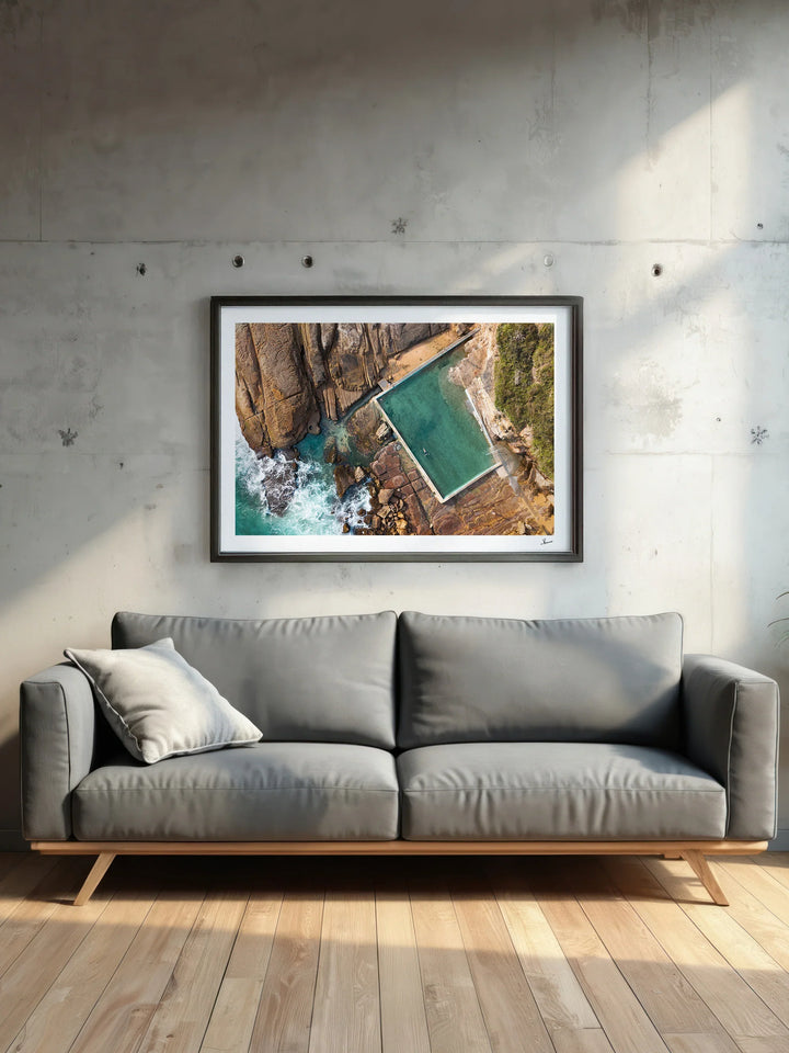 Whale Beach Rock Pool 02 - Northern Beaches Wall Art Print