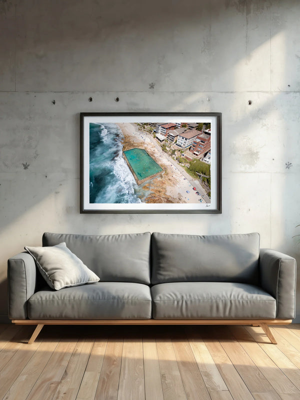 Cronulla pool 05 (southern bath) - Wall Art Print