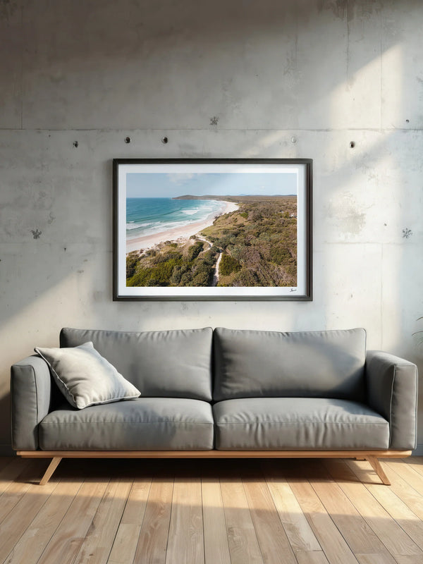 Angourie Back Beach 01 - Wall Art Print
