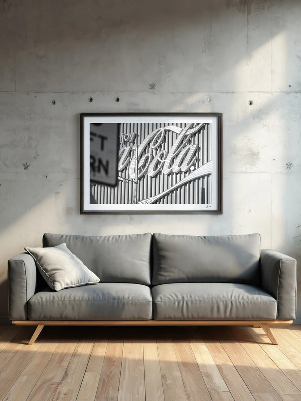 Coke Sign 02 - Wall Art Print