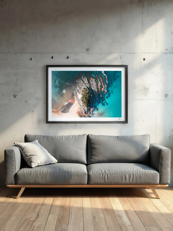 Hedgehog Island 01 (Seal Rocks) - Wall Art Print