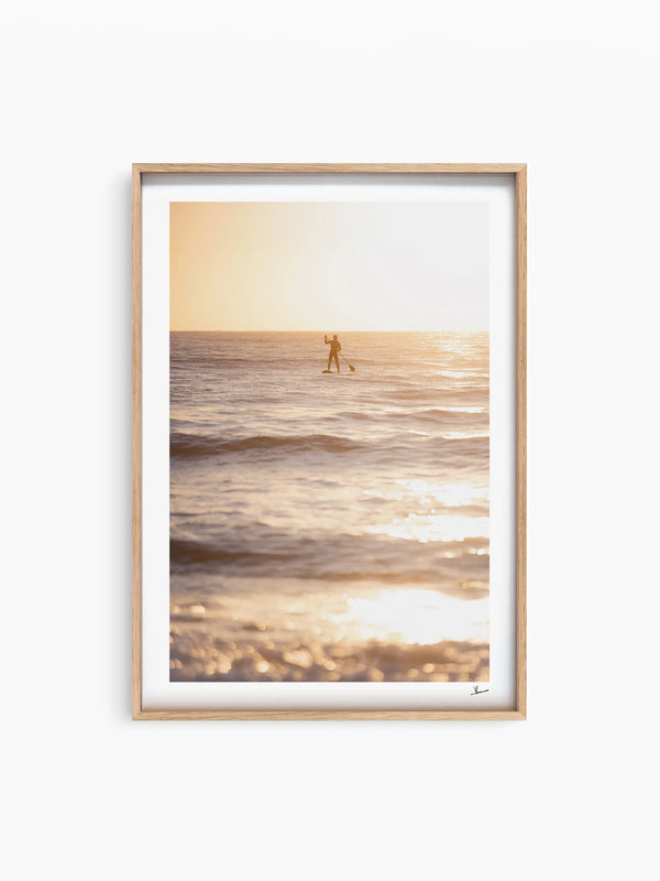 Sunrise stand-up Paddle (Dee Why Beach) - Wall Art Print